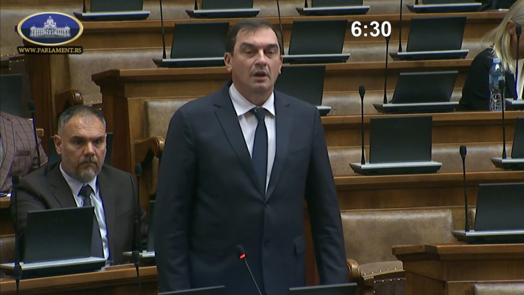 Života Starčević govor u skupštini Srbije