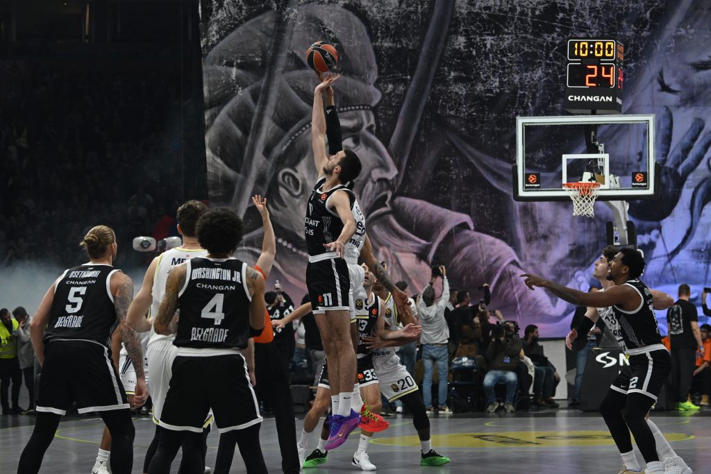 Detalj sa utakmice KK Partizan - Fenerbahče