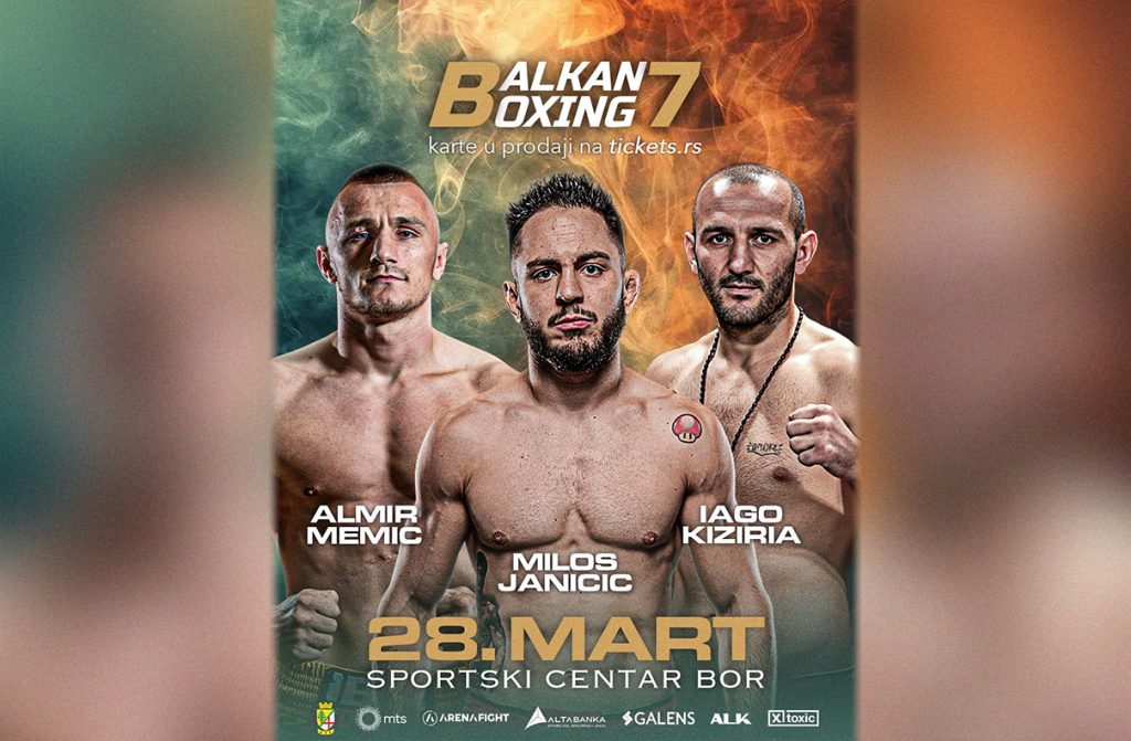 Balkan boks, B7, Almir Memić, Miloš Janičić, Iago Kiziria – BSS