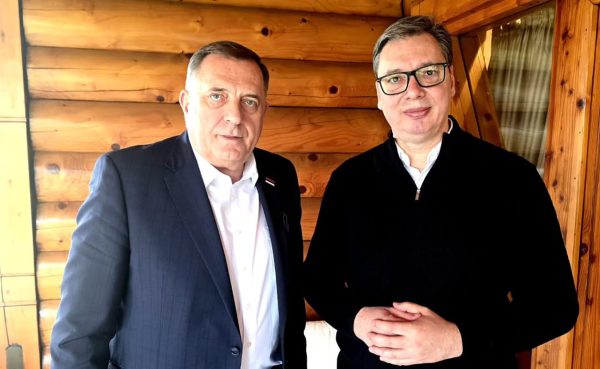 Aleksandar Vučić, Milorad Dodik – printscreen-instagram.com-buducnostsrbijeav