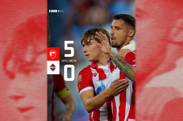 FK Crvena zvezda, FK Mačva, Superliga Srbije – printscreen-instagram.com-crvenazvezdafk