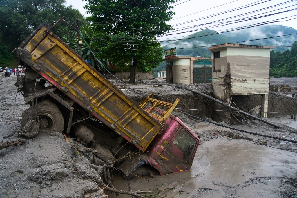 APTOPIX Nepal Flash floods