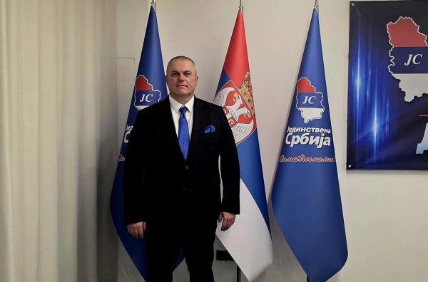 Dalibor Marković Palma, zvanična slika, saopštenje, Jedinstvena Srbija 05 – TV Palma plus