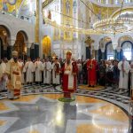 Patrijarh Porfirije, Krstovdan, Sveta liturgija, GLAVNA – printscreen-spc.rs